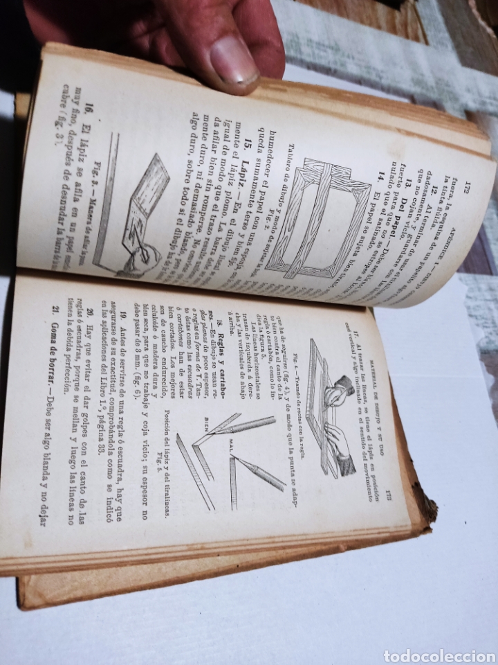 Libros antiguos: Libro lecciones elementales de geometr&iacute;a - Foto 6