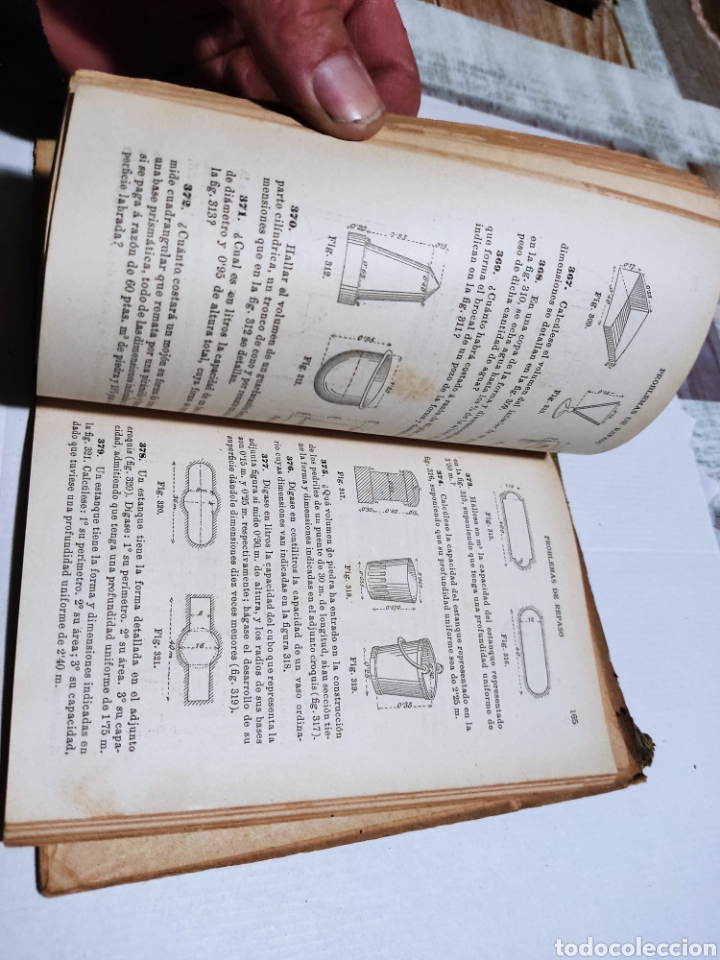 Libros antiguos: Libro lecciones elementales de geometr&iacute;a - Foto 7