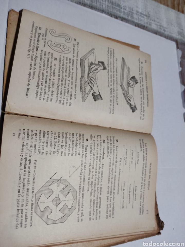 Libros antiguos: Libro lecciones elementales de geometr&iacute;a - Foto 13