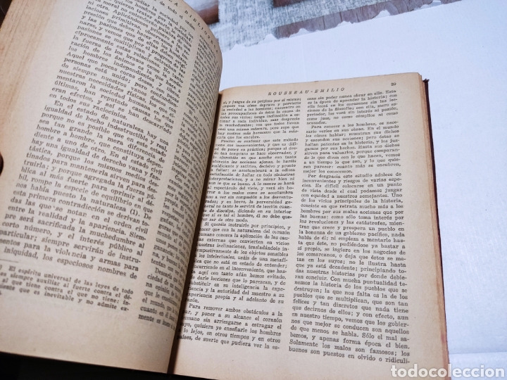 Libros antiguos: Libro antiguo Emilio o la educaci&oacute;n,Rousseau - Foto 4