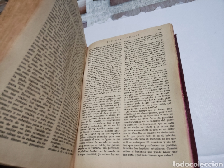 Libros antiguos: Libro antiguo Emilio o la educaci&oacute;n,Rousseau - Foto 7