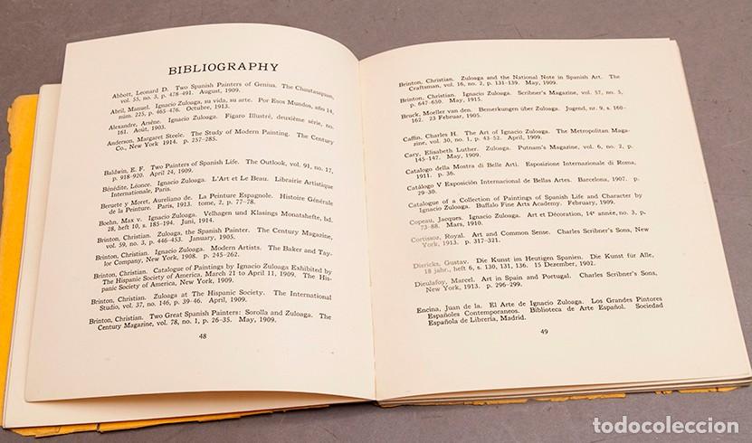 Libros antiguos: Zuloaga - Exposiciones en EEUU en 1916-1917 - Foto 10