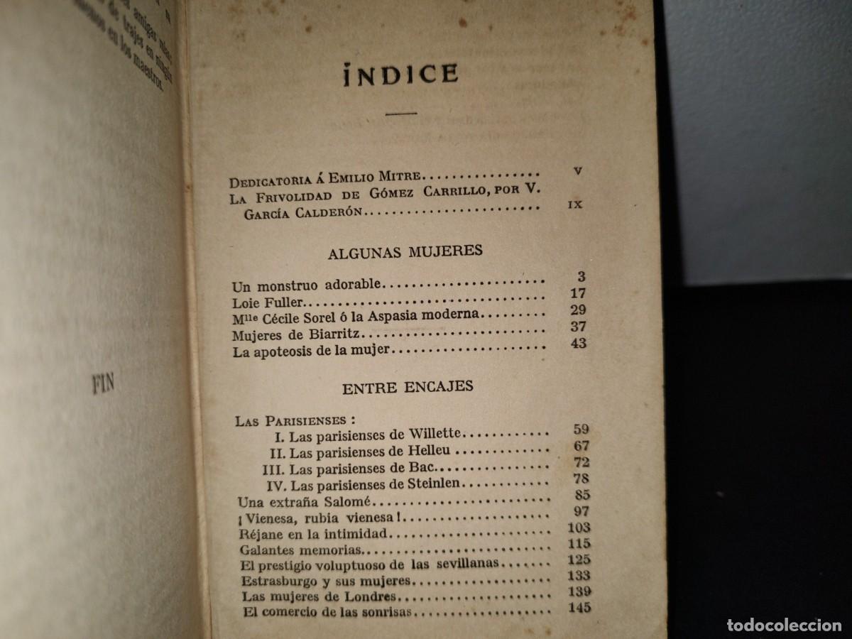 Libros antiguos: 55- EL LIBRO DE LAS MUJERES - E. G&Oacute;MEZ CARRILLO - 1909 - Foto 7