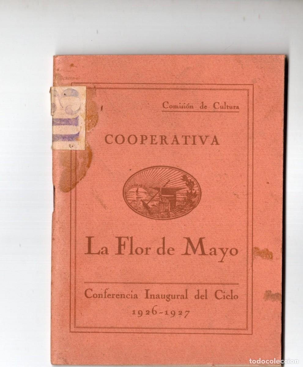 Libros antiguos: COOPERATIVA LA FLOR DE MAYO. 1926-1927 - Foto 1