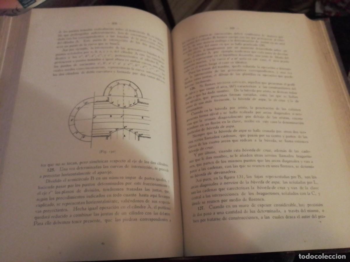 Libros antiguos: Tratado pr&aacute;ctico de Estereotom&iacute;a 1921 - Foto 4