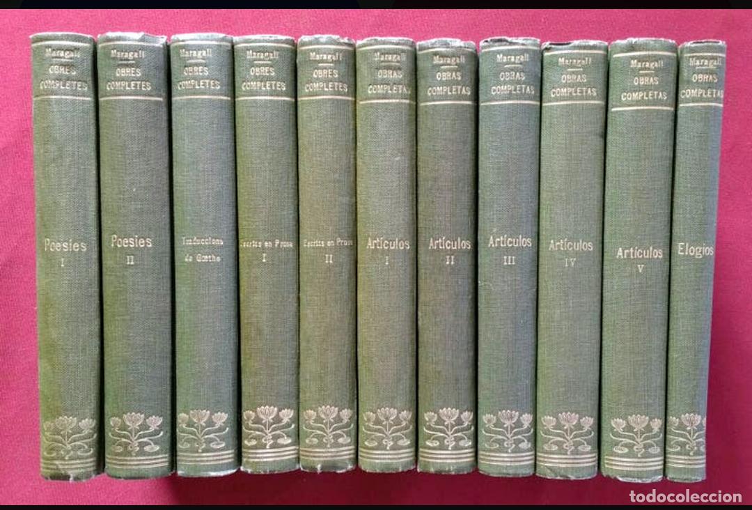 Libros antiguos: JOAN MARAGALL - OBRES COMPLETES - OBRAS COMPLETAS - 1912 - Foto 1