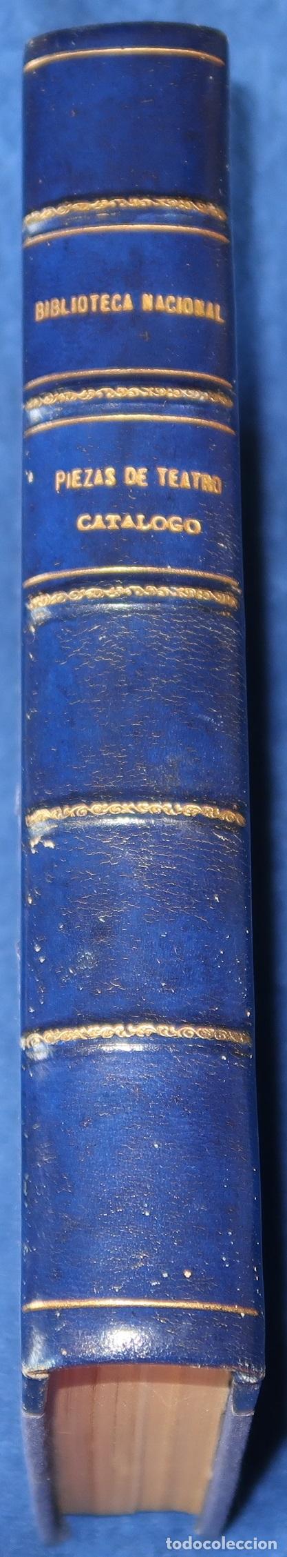 Antiquarische B&uuml;cher: Cat&aacute;logo de las piezas de teatro - Departamento de Manuscritos de la Biblioteca Nacional (1899)