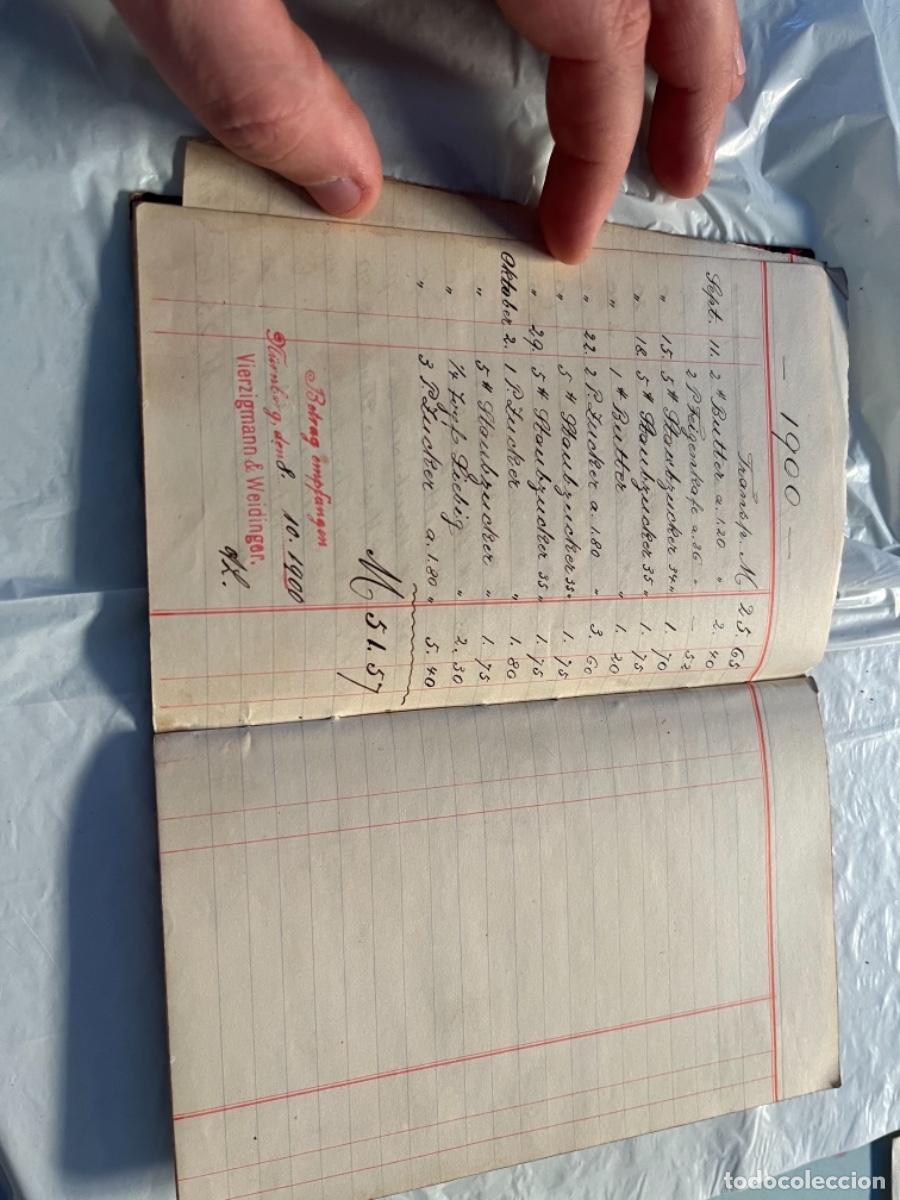 Libros antiguos: Ik5. LIBRO CUENTAS 1900 - Foto 5