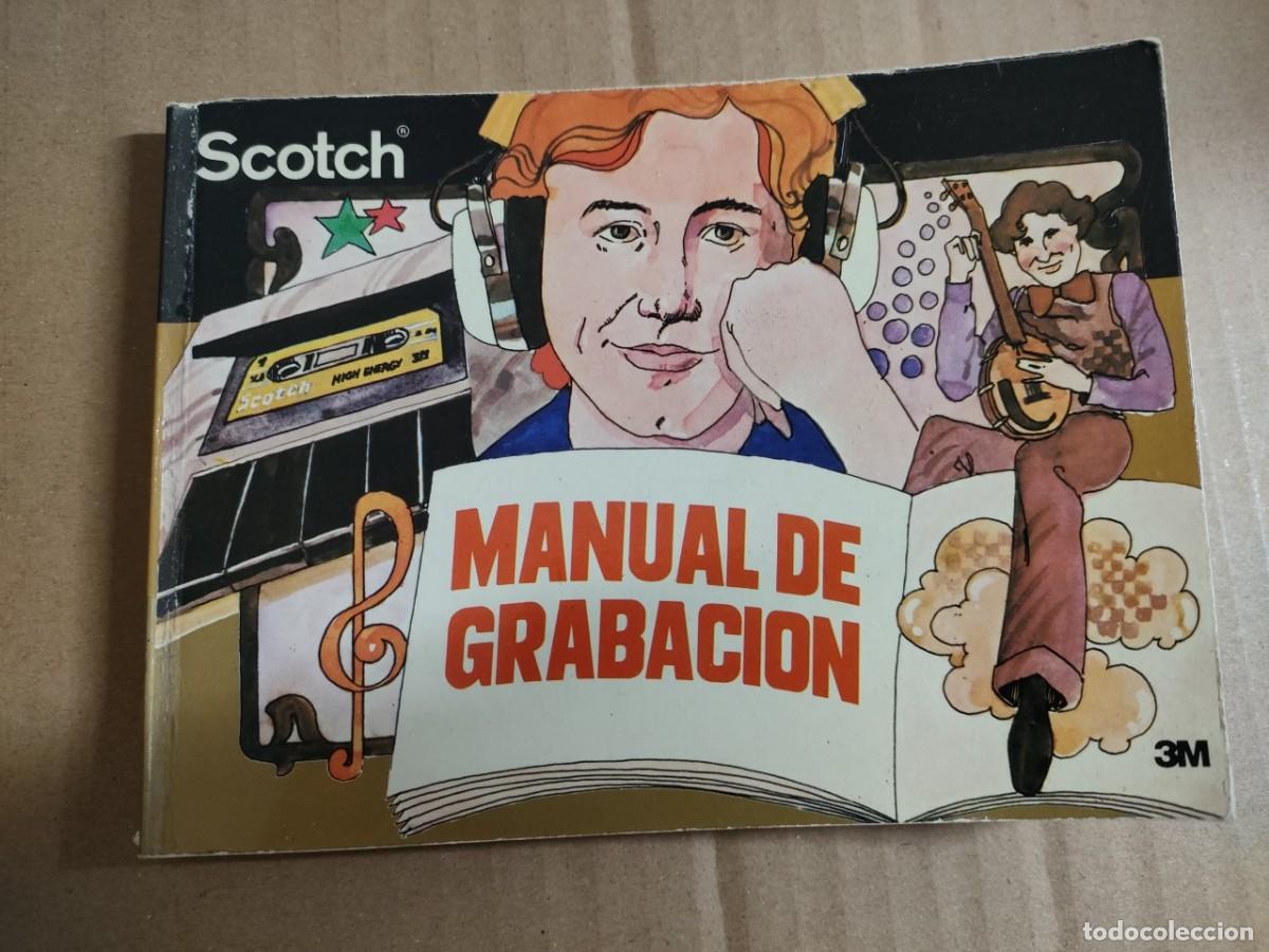 Libros antiguos: MANUAL DE GRABACION SCOTCH - Foto 1