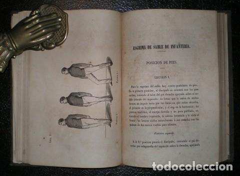 Libros antiguos: CUCALA Y BRU&Ntilde;O, JOS&Eacute;: TRATADO DE ESGRIMA. 1854 - Foto 3