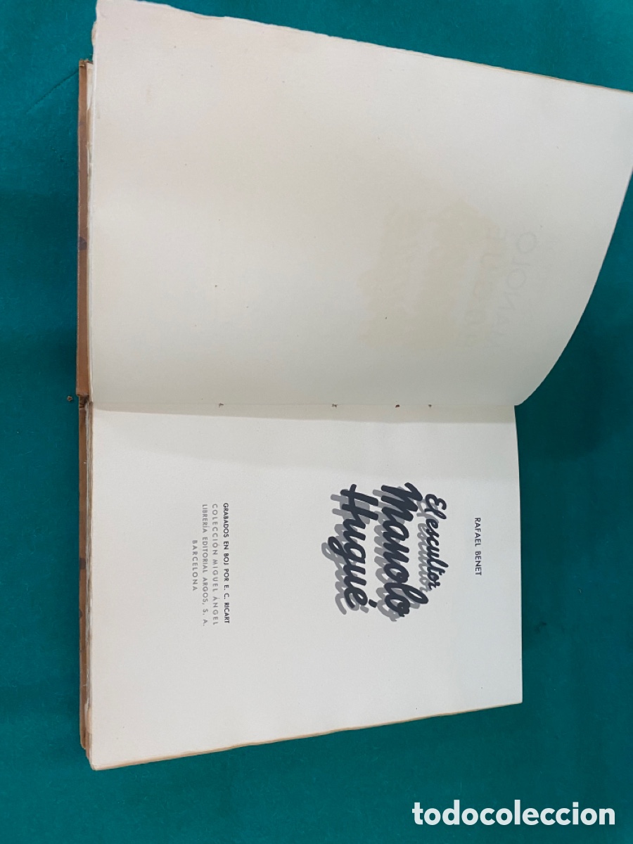 Libros antiguos: Manolo Hugue Rafael Benet edici&oacute;n numerada - Foto 3