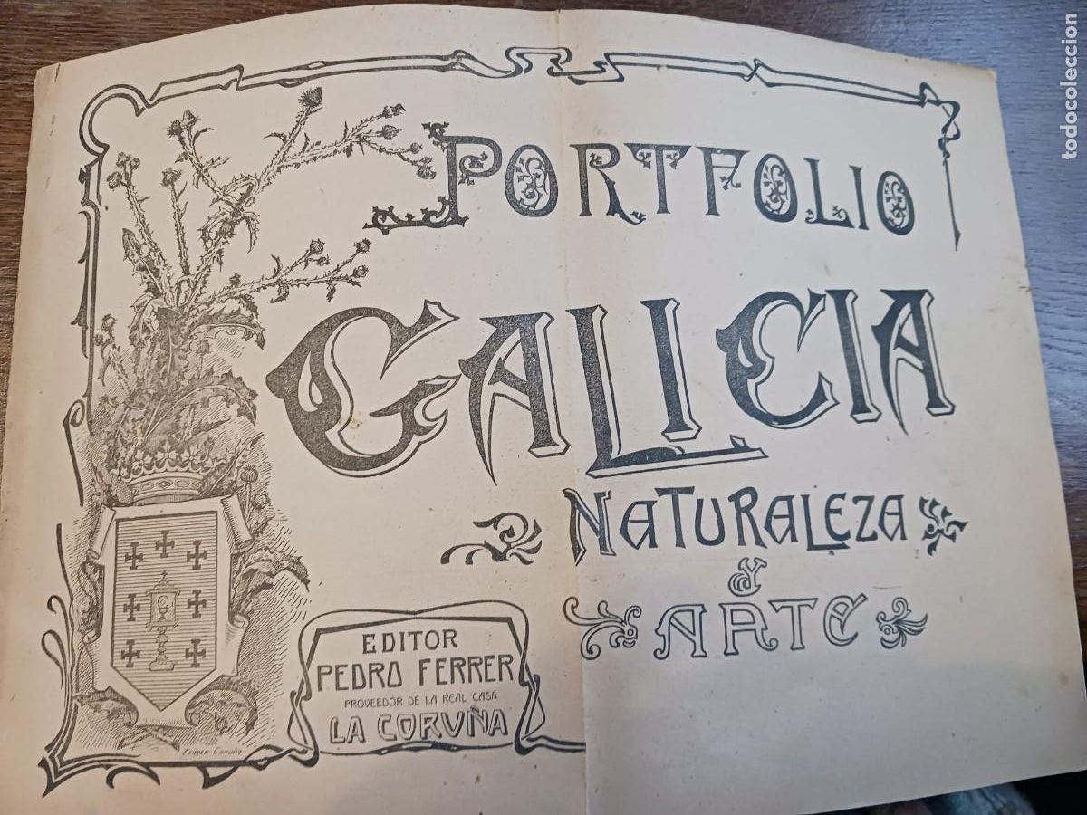 Libros antiguos: Portfolio Galicia - Foto 1