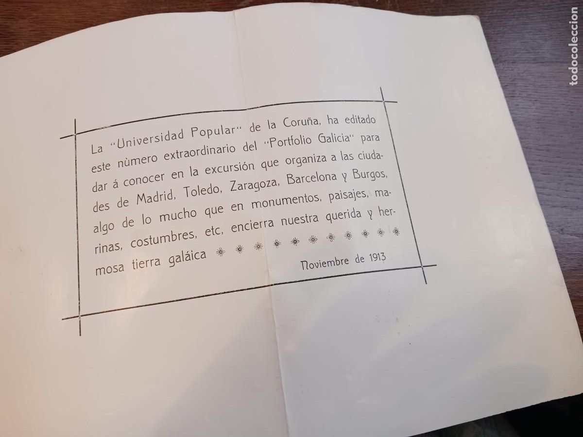 Libros antiguos: Portfolio Galicia - Foto 2