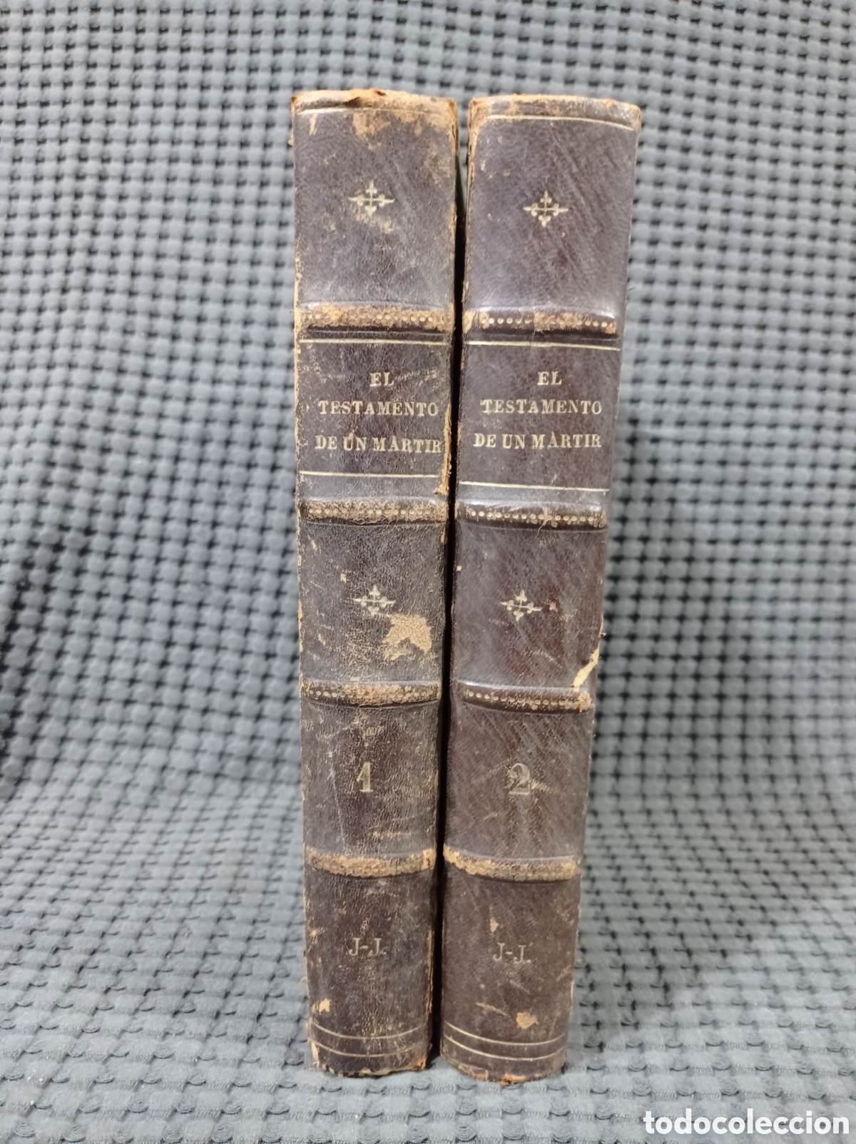 Libros antiguos: El testamento de un m&aacute;rtir tomo 1 y 2. A&ntilde;o 1885 - Foto 2
