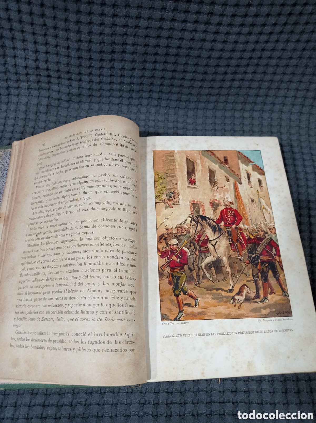 Libros antiguos: El testamento de un m&aacute;rtir tomo 1 y 2. A&ntilde;o 1885 - Foto 14