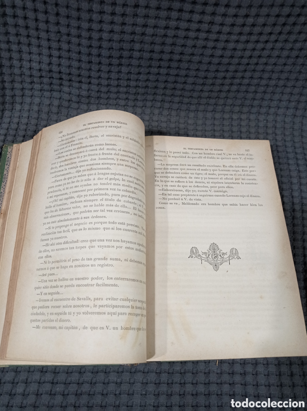 Libros antiguos: El testamento de un m&aacute;rtir tomo 1 y 2. A&ntilde;o 1885 - Foto 15