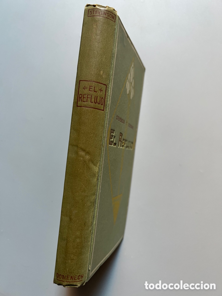 Libros antiguos: EL REFLUJO, ROBERT LOUIS STEVENSON y LLOYD OSBOURNE. E. Domenech, 1912 - Foto 2
