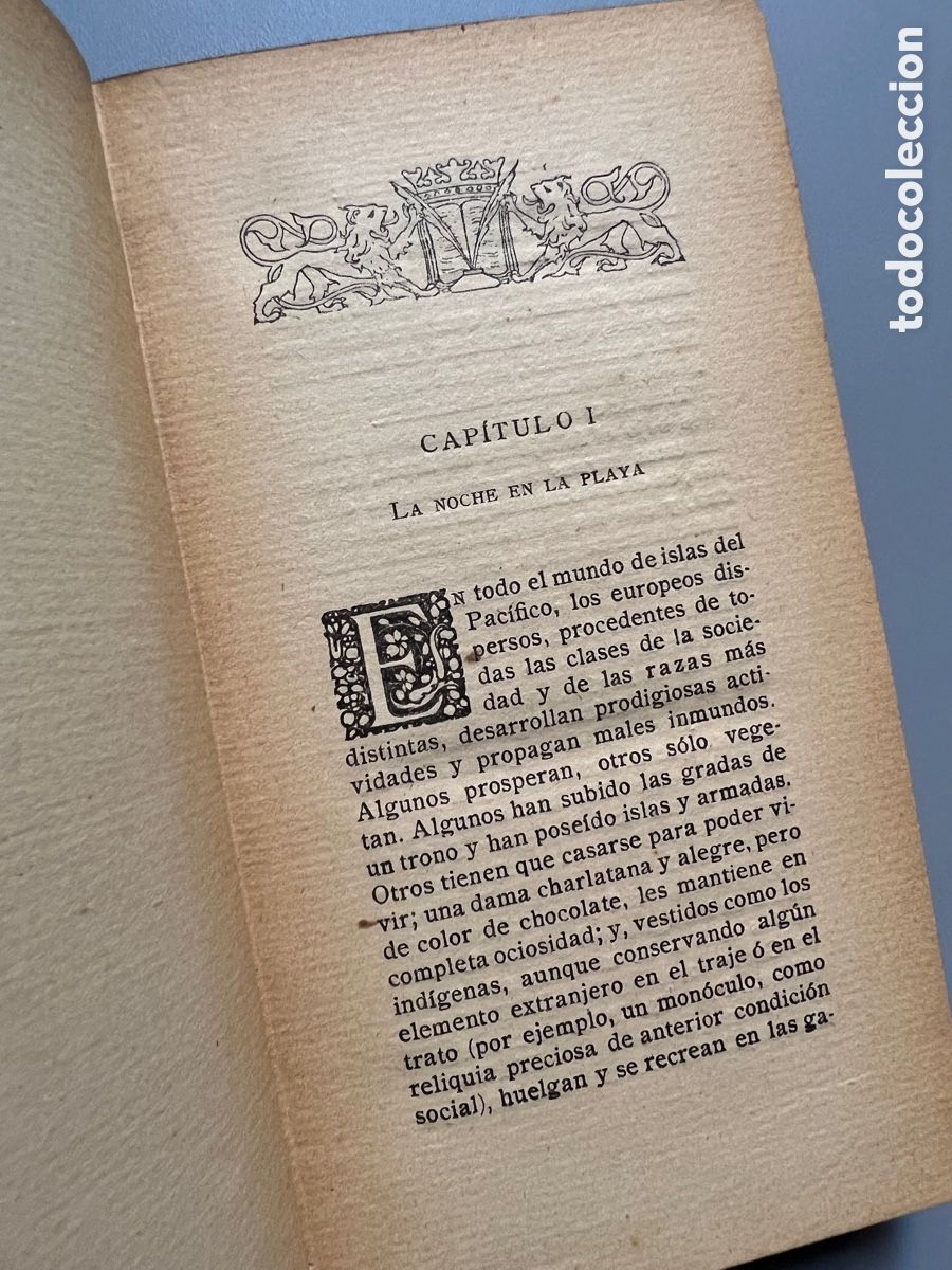 Libros antiguos: EL REFLUJO, ROBERT LOUIS STEVENSON y LLOYD OSBOURNE. E. Domenech, 1912 - Foto 5
