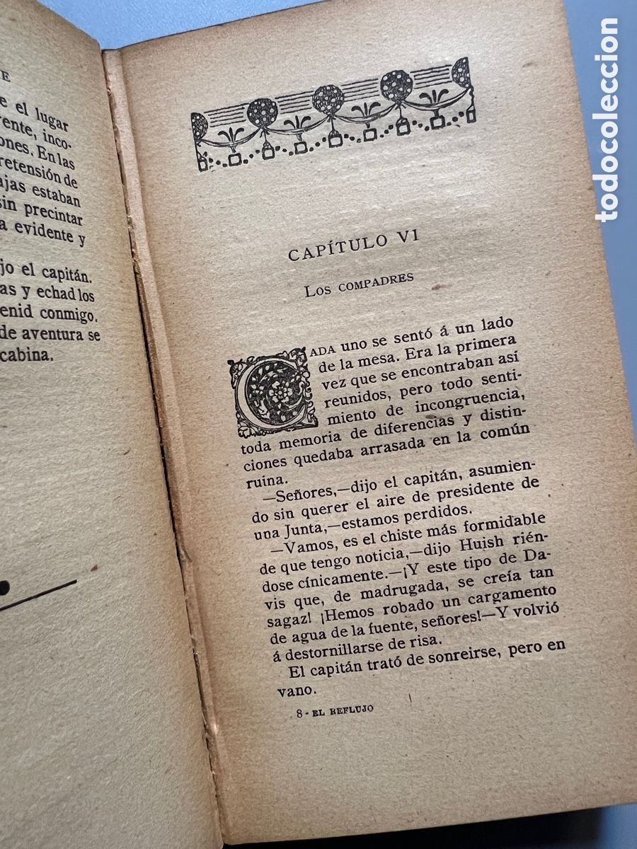 Libros antiguos: EL REFLUJO, ROBERT LOUIS STEVENSON y LLOYD OSBOURNE. E. Domenech, 1912 - Foto 7