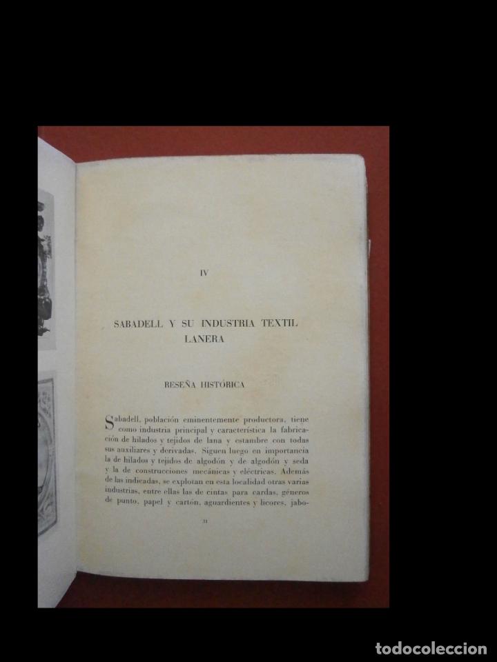 Libros antiguos: Sabadell en la Exposici&oacute;n Internacional de Barcelona 1929 - Foto 5