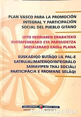 Antiquarische B&uuml;cher: Gitanos : Plan vasco para la promoci&oacute;n integral y participaci&oacute;n social del pueblo gitano.