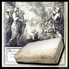 Libros antiguos: AÑO 1819 ÍNDICE DE LIBROS PROHIBIDOS INDEX LIBRORUM PROHIBITORUM GRABADO QUEMA DE LIBROS RARO
