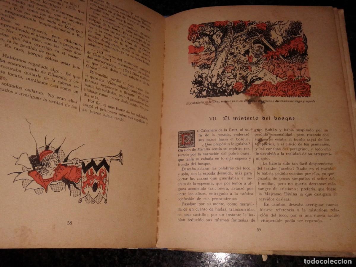 Libros antiguos: EL CABALLERO DE LA CRUZ - Clovis Eimeric - Editorial Juventud 1927, B8 - Foto 8