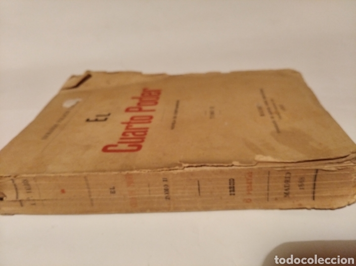 Libros antiguos: Libro el cuarto poder tomo dos - Foto 4