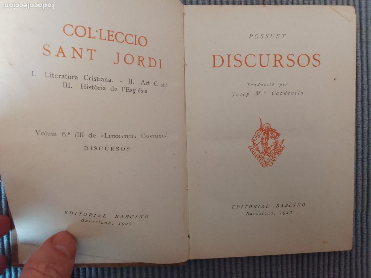 Libros antiguos: DISCURSOS. BOUSSUET. BARCINO 1927. - Foto 4