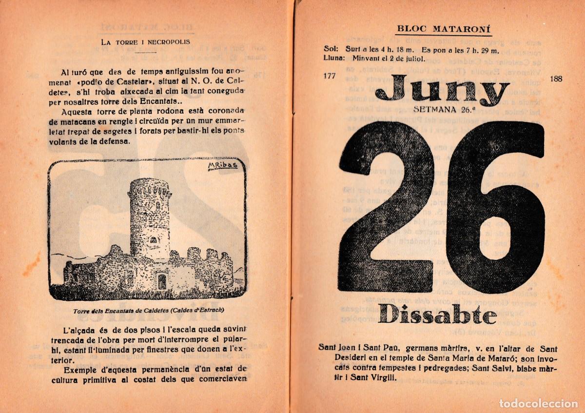 Libros antiguos: Bloc mataron&iacute; del 1926 - Foto 2