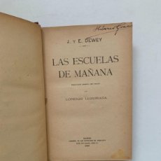 Libros antiguos: LAS ESCUELAS DE MAÑANA (BOLS 2). Lote 385898149