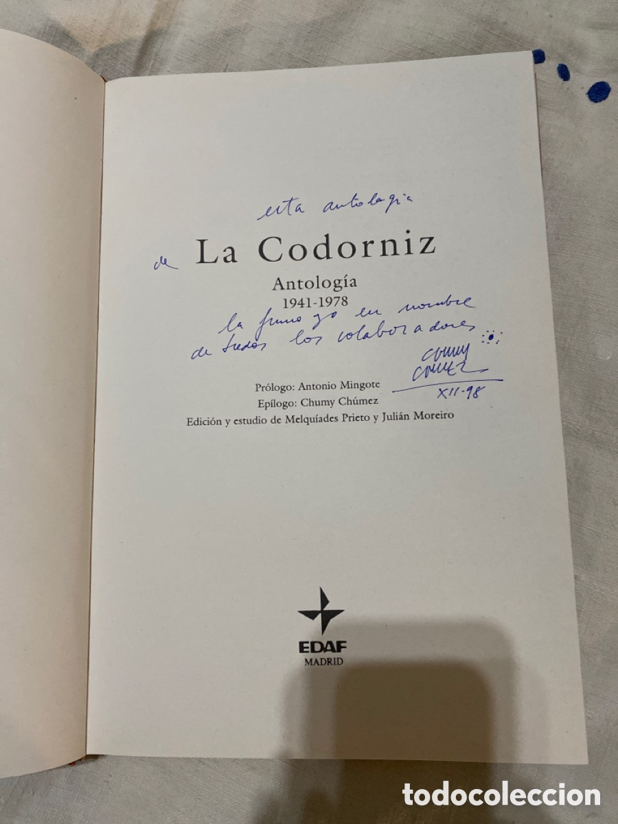 Libros antiguos: Revista de la Codorniz antolog&iacute;a 1941-1978 - Foto 2
