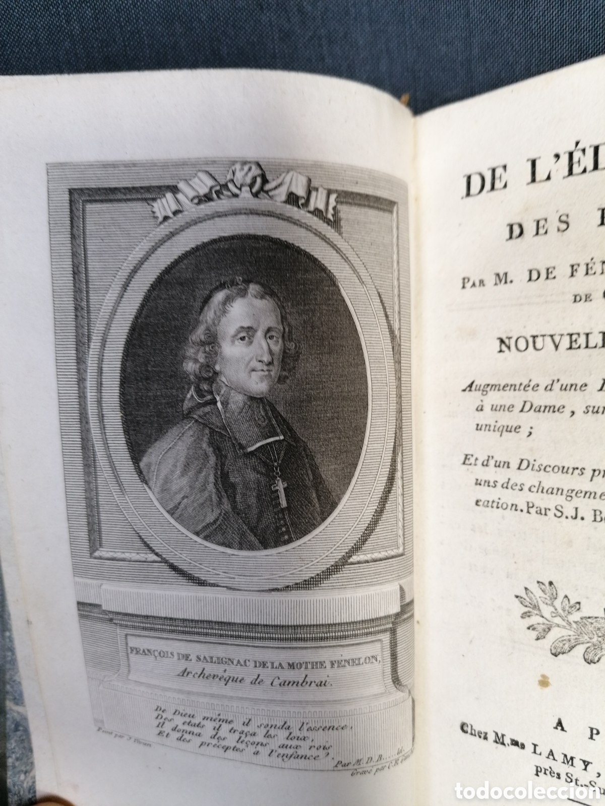 Libros antiguos: De leducation des filles a&ntilde;o 1801 - Foto 3
