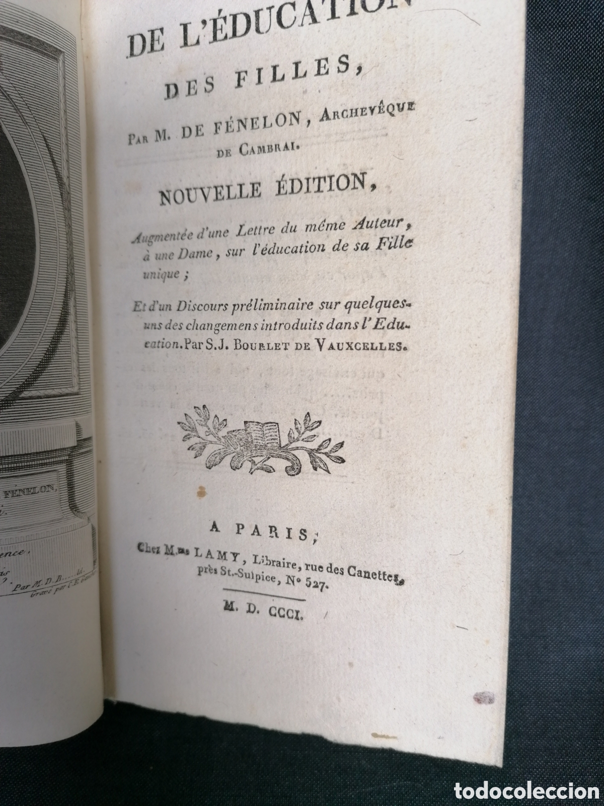 Libros antiguos: De leducation des filles a&ntilde;o 1801 - Foto 4