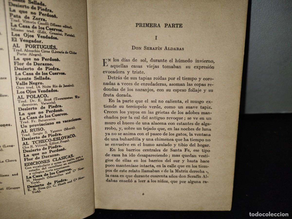 Libros antiguos: 59- LA CASA DE LOS CUERVOS - HUGO WAST - 1930 - Foto 6