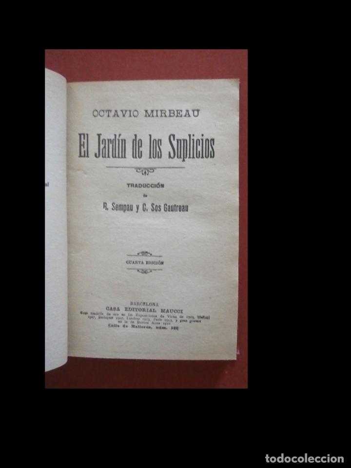 Libros antiguos: El jard&iacute;n de los suplicios. Octavio Mirbeau - Foto 5
