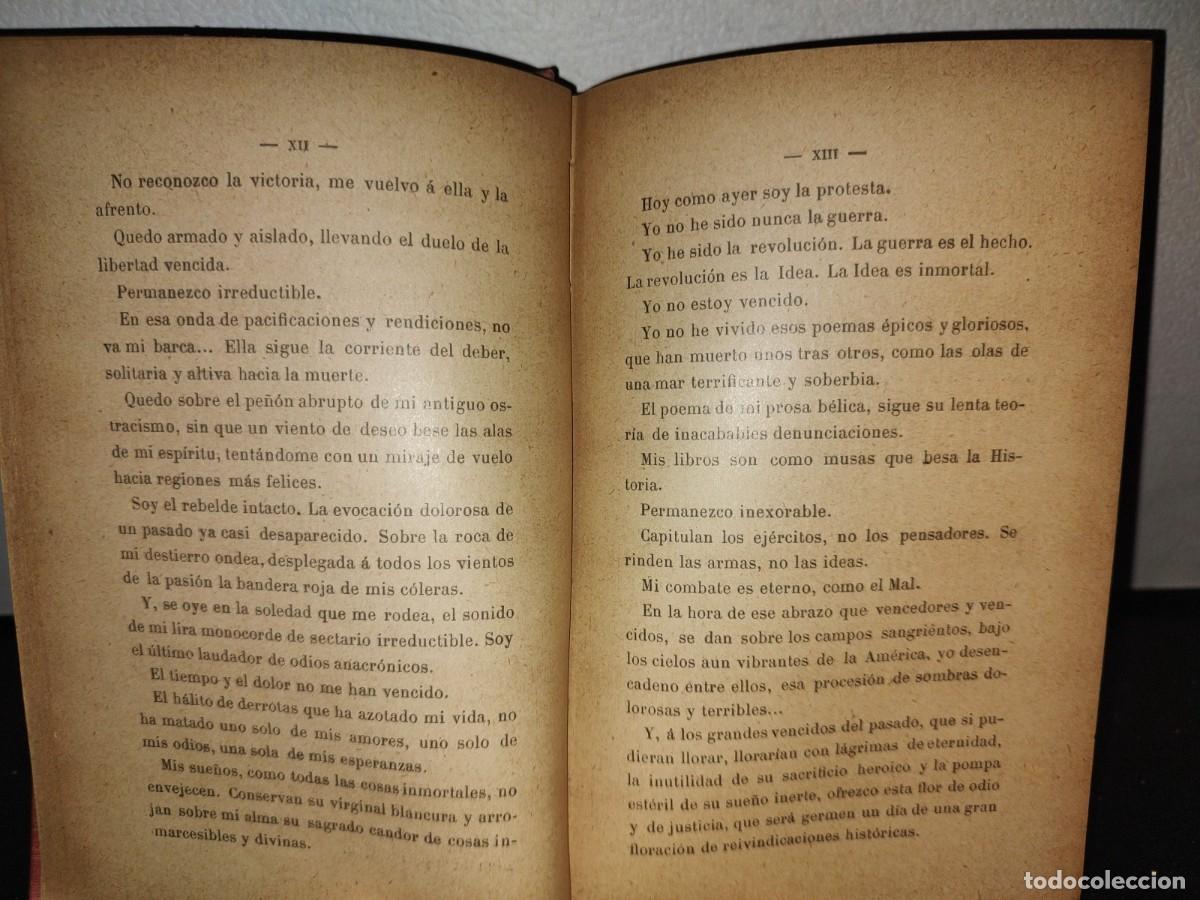 Libros antiguos: 59- LOS DIVINOS Y LOS HUMANOS - J. M. VARGAS VILA - 1908 - Foto 9