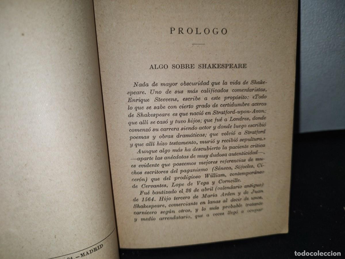 Libros antiguos: 59- EL REY RICARDO II - W. SHAKESPEARE - 1923 - Foto 5