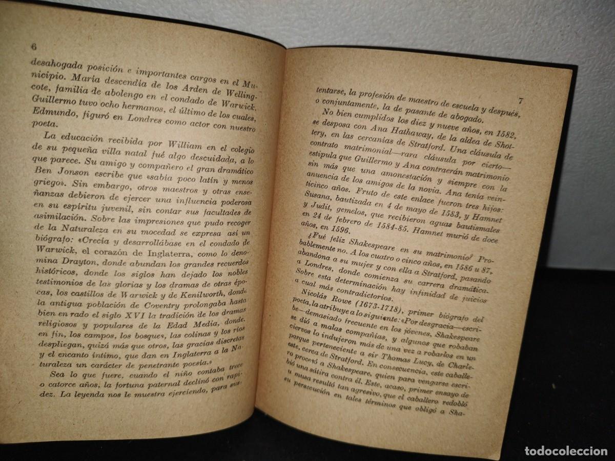 Libros antiguos: 59- EL REY RICARDO II - W. SHAKESPEARE - 1923 - Foto 6