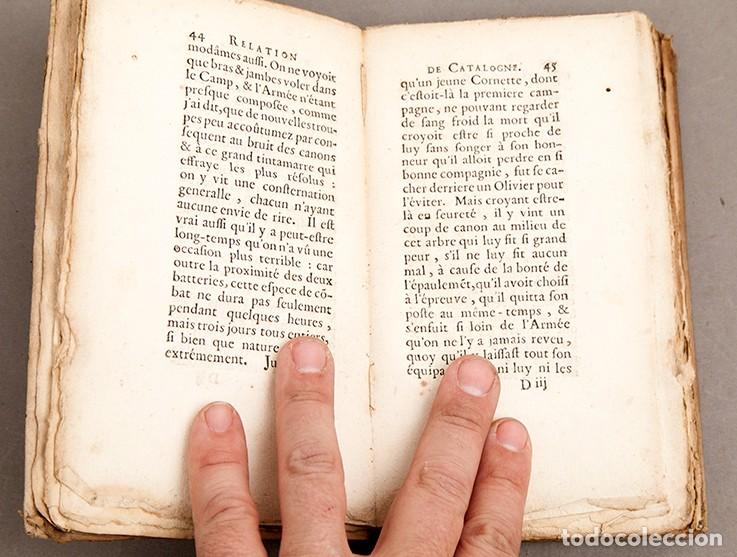 Libros antiguos: Relation de ce qui sest pass&eacute; en Catalogne - 1678 - de Caissel - Foto 4