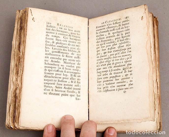 Libros antiguos: Relation de ce qui sest pass&eacute; en Catalogne - 1678 - de Caissel - Foto 6