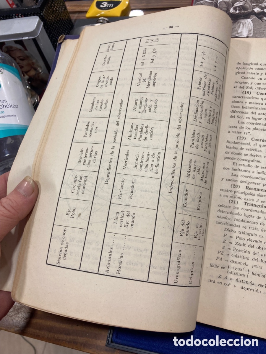 Libros antiguos: Libro astronom&iacute;a general y Nautica - Foto 8