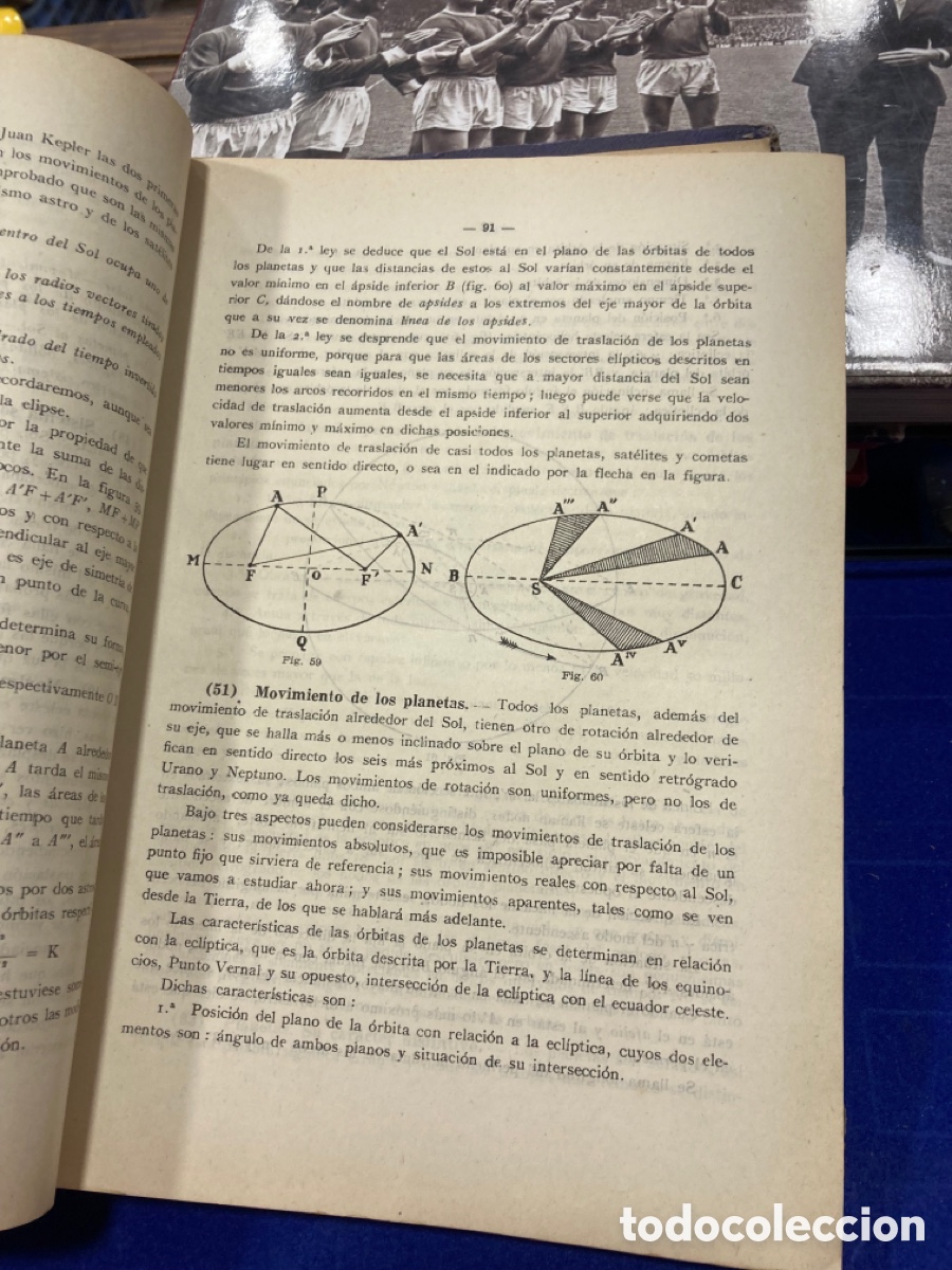 Libros antiguos: Libro astronom&iacute;a general y Nautica - Foto 9