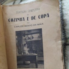 Libros antiguos: 1903. TRATADO COMPLETO DE COZINHA E DE COPA. CARLOS BENTO DA MAIA.. Lote 387404239