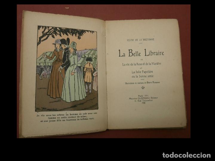Old books: La Bella Libraire ou La vie de la Rose et de la Mar&acirc;tre et la jolie Papeti&egrave;re.. R. de la Bretonne