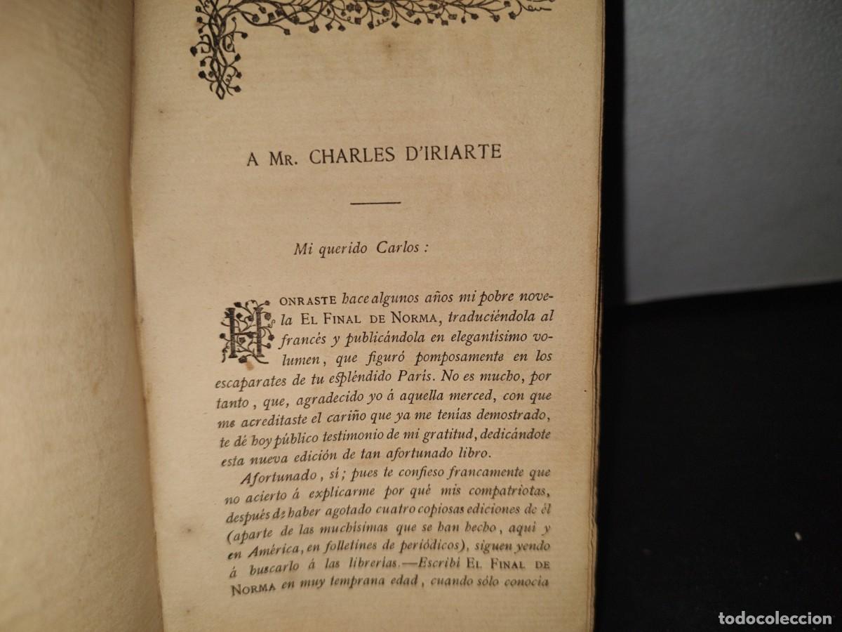 Libros antiguos: 60- EL FINAL DE NORMA - PEDRO ANTONIO DE ALARC&Oacute;N - 1883 - Foto 5