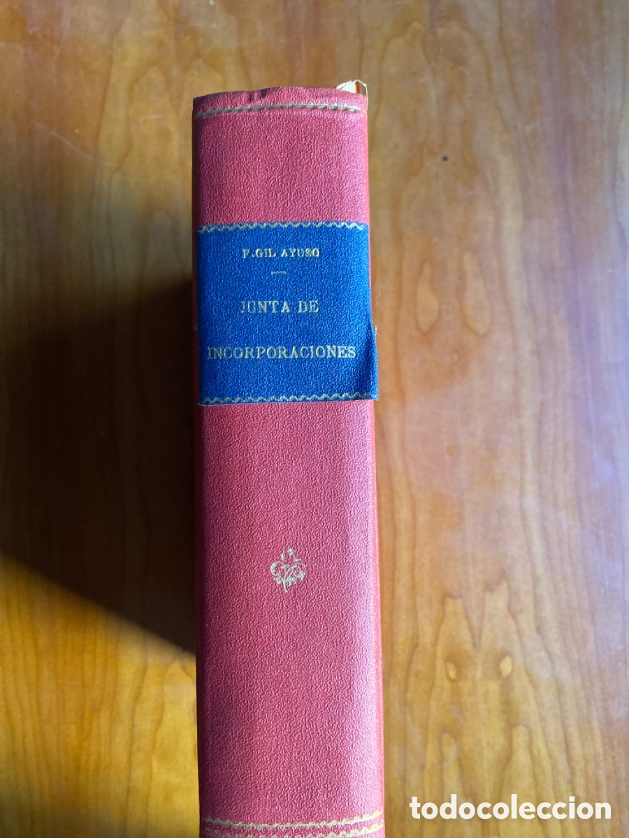 Libros antiguos: Juntas de incorporaciones - Foto 1