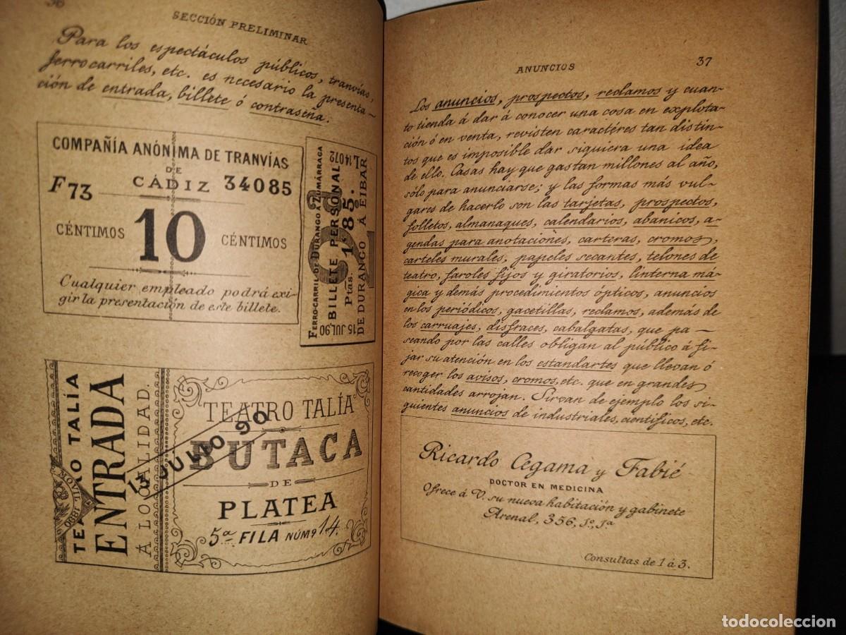 Libros antiguos: 60- Miscel&aacute;nea General De Documentos Varios - Esteban Paluz&iacute;e - 1891 - Foto 9