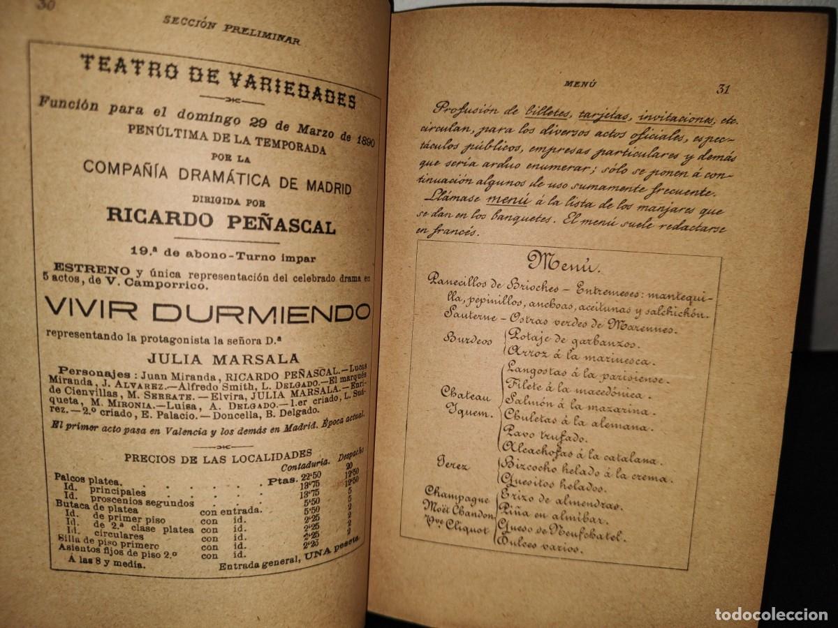 Libros antiguos: 60- Miscel&aacute;nea General De Documentos Varios - Esteban Paluz&iacute;e - 1891 - Foto 10