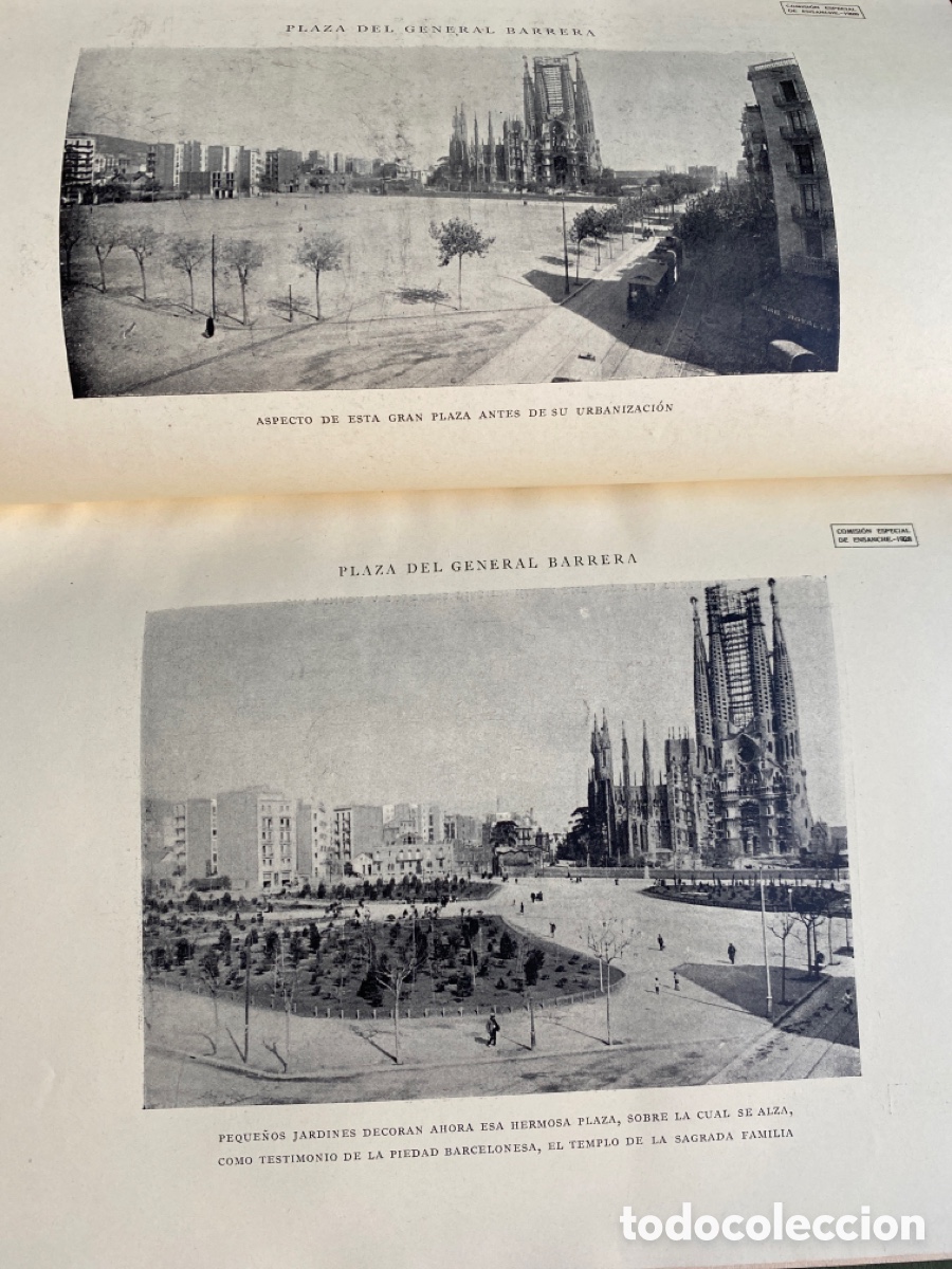 Libros antiguos: Memoria de la comision especial de Ensanche - Foto 3